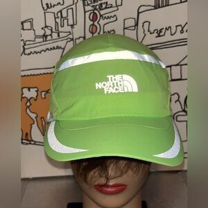 The North Face Lime Green Reflective Logo Cap